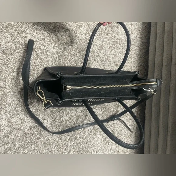 Kate Spade Ella Tote, Pebbled Black Leather - Picture 3 of 16